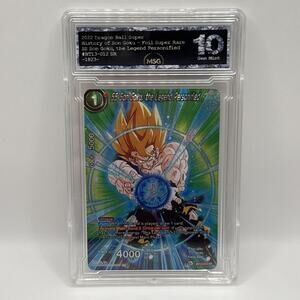 SS Son Goku, the Legend Personified BT13-012-SR Dragon Ball Graded 10 Gem Mint